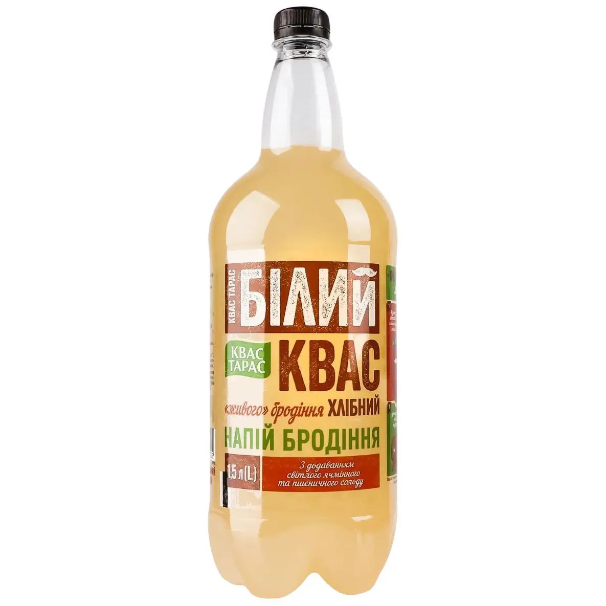 Квас Тарас Білий 1.5 л ПЕТ